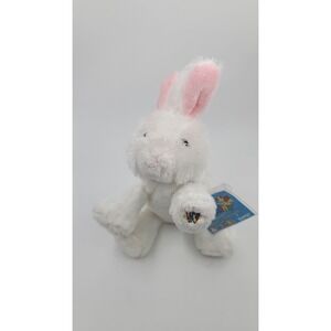 Webkinz‎ White Rabbit Plush Stuffed Animal Code HM078 With Tag